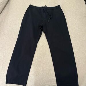 Vince Men's Navy Relaxed Fit Drawstring Chinos